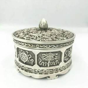 Artisan Carved Custom Metal <b>Storage</b> <b>Box</b>-High Quality Elegant Tabletop Decorative <b>Box</b> for DIY Home Decoration by Tradebyd - Product Image 1