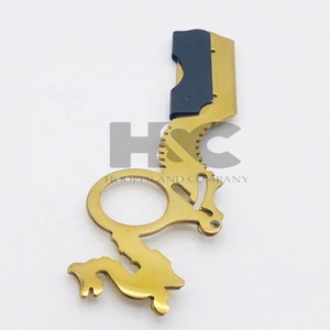 Hot Sale Dragon Finger gold plasma Razor Men's Beard Razor <b>Barber</b> Cut beautiful color <b>Blade</b> Changeable Mink Sustainable - Product Image 5
