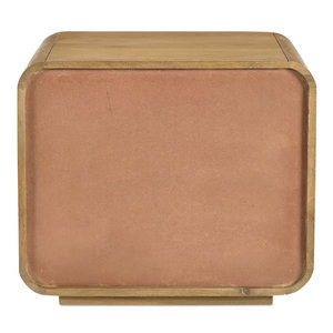 Lanan โต๊ะข้างเตียงทำจากไม้แข็งขนาด22นิ้วสำหรับตกแต่งห้องนอน - Product Image 6