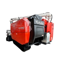 Moissonneuse-batteuse à riz Kubota Crawler EX118, qualité agricole, machine de récolte à vendre