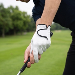 Guante de Golf de Cuero Cabretta Premium para Hombre, al por Mayor, OEM, Transpirable, Perforado, con Logotipo Personalizado, Ajuste Tour, Agarre Impermeable - Product Image 2