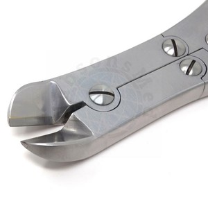 เครื่องตัดลวด TC Pin & Wire Cutter สำหรับศัลยกรรมกระดูก ด้ามจับสีทอง แบบสองทาง ผลิตจากสแตนเลส พร้อมใบรับรอง OEM และ CE - Product Image 6