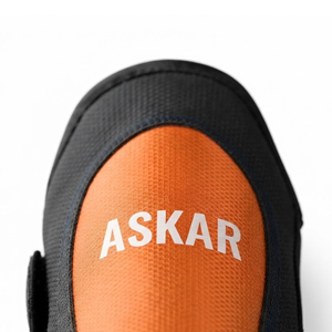 Espinilleras Askar Negras y Naranjas, Equipo de Protección para Boxeo, Artes Marciales y Entrenamiento, Protector de Piernas Unisex - Product Image 4