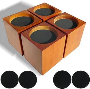 Rehausseur de lit en bois fait main, design moderne, écologique, de qualité supérieure, pour la décoration de meubles de lit, robuste, durable et fiable - Product Image 2