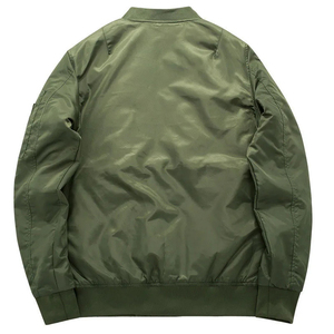 ODM 2026 Supply Coated Canvas Spring Letter <b>Waterproof</b> Windproof Men's High Quality Standard Thickness Bomber <b>Jacket</b> Streetwear - Product Image 2