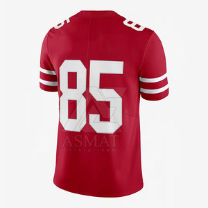 Maillot de football américain confortable à manches courtes pour homme, vêtements de sport, maillot de football américain à vendre - Product Image 6