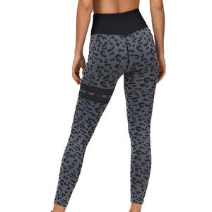 Leggings pour femmes à taille haute, longueur intégrale, couleur unie, séchage rapide, sans couture, poche invisible, extensibles, respirants, tricotés en spandex et polyester - Product Image 5