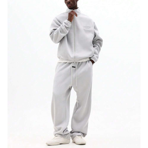Premium Quality Men Tracksuit Custom Hoodie Jogger Sweatpants Set Highly Stitched Imported Material - Product Image 1