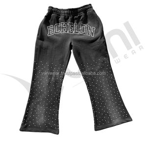 Survêtement d'hiver personnalisé grande taille, design en strass délavé à l'acide, style urbain unique, effet soleil éclairé et vieilli, couleur unie, pour la maternité - Product Image 2