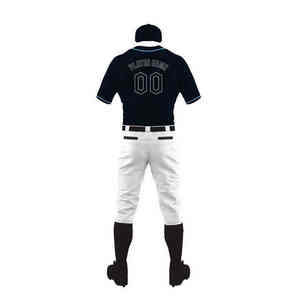 Uniforme de Béisbol para Hombre 2026, Nuevo, Transpirable, 100% Poliéster, Cuello en V, Bolsillos Frontales, Colores Personalizables, Sublimado - Product Image 4