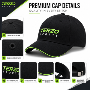 Gorras de Béisbol Personalizadas al por Mayor con Visera Curva, Transpirables, Impermeables, de Lona y Algodón, de 6 Paneles, con Estampado Digital, Bolsillos y Etiqueta Privada - Product Image 4