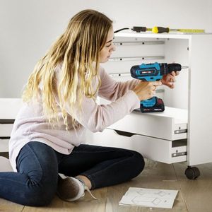 Perceuse sans fil 28V avec 2 batteries, chargeur, mandrin sans clé 3/8 po, 265 lb-fps, 25+3 positions de couple, 2 vitesses variables - Product Image 3