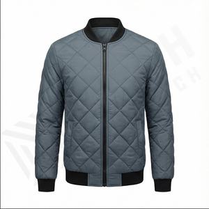 Veste d'hiver matelassée pour homme, nouvelle arrivée, style streetwear, col à capuche, duvet de canard - Product Image 1