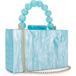 Bolso de Mano de Resina de Diseño para Mujer, Accesorios de Moda para Fiestas y Eventos Formales - Product Image 1