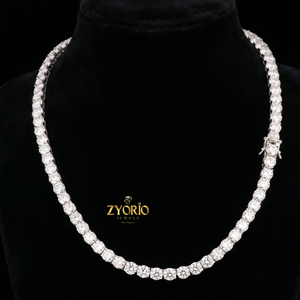 สร้อยข้อมือเทนนิสทรงกลมทอง 14K ประดับเพชรจำลอง ดีไซน์หรูหราสง่างาม - Product Image 3