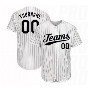 Maillot de baseball brodé original, chemises de baseball par sublimation, logo cousu, numéro d'équipe personnalisé, qualité supérieure, respirant - Product Image 1