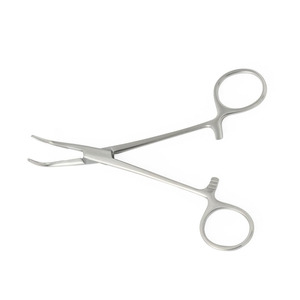 Pinces hémostatiques trachéales Jackson, entièrement courbées, à dents dentelées, 14 cm, en acier inoxydable, réutilisables, instruments chirurgicaux hémostatiques - Product Image 2