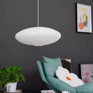 Lampe suspendue en <span class=keywords><strong>papier</strong></span> <span class=keywords><strong>de</strong></span> <span class=keywords><strong>riz</strong></span> SIMIG, luminaire suspendu design pour salon, salle à manger, chambre à coucher, cuisine - Product Image 4