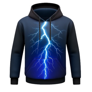 เสื้อฮู้ดแฟชั่นฤดูหนาวสำหรับผู้ชาย พร้อมดีไซน์พิมพ์ลายดิจิทัลตามสั่ง สำหรับปักโลโก้ เสื้อผ้าสตรีทแวร์ขนาดใหญ่ สไตล์วิทยาลัย ชุดออกกำลังกาย - Product Image 1