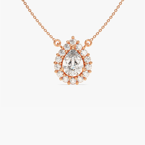 Luxury Amethyst Style Pendant Diamond <b>Necklace</b> | Fashion Women Jewelry | Party Wear Design - Product Image 3