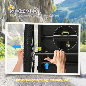 Rimorchio per Bicicletta per Cani di Taglia Media Giallo Vivace con Ruote a Sgancio Rapido e Riflettori per Sicurezza e Bandiera - Product Image 5