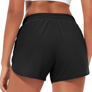Shorts de sport Hunter Sports de qualité supérieure pour femmes, séchage rapide, élasthanne/polyester, taille élastique, logo personnalisé, performance running - Product Image 2