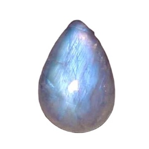 Qualité d'exportation 100% naturel taille libre bonne qualité arc-en-ciel pierre de lune pierres précieuses en vrac Cabochons poire coupe bijoux fabrication pierre en vrac - Product Image 1