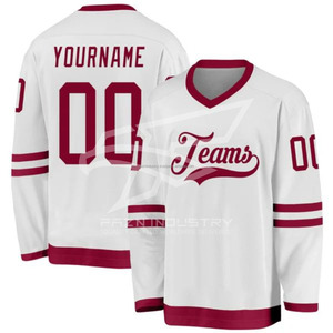 Chemise de hockey sur glace Impression sublimée en gros Maillot respirant à séchage rapide OEM ODM Vêtements de sport d'équipe - Product Image 2