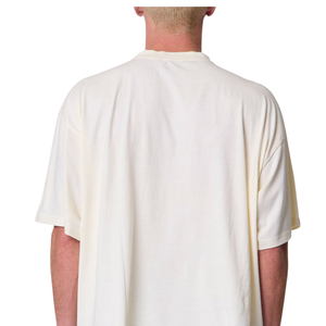 เสื้อยืดคอกลมแขนสั้นลายกราฟิกใบหน้าแบบนามธรรมทรงหลวมสไตล์สตรีทแวร์ขายส่งแบบกำหนดเอง OEM ผ้าคอตตอนเจอร์ซีย์ - Product Image 1