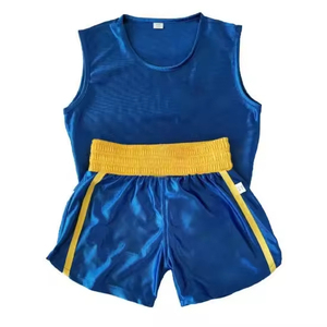 <b>High</b> Quality Boxing Uniform For Made In Pakistan Style With Custom Logo Printing Fighting Pure Quality Custom Boxing Uniforms - Product Image 1