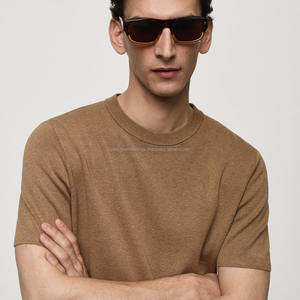 100% coton hommes surdimensionné T-shirt poids lourd Logo personnalisé imprimé cou Style Hip Hop grande taille T-Shirt blanc de haute qualité - Product Image 3