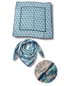 Pañuelo de Seda 100% Estampado de Primera Calidad, Suave, Liso y Transpirable, Accesorio de Moda para Mujeres y Hombres, para Bodas, Fiestas, Eventos y Viajes - Product Image 2
