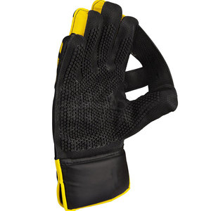 Guantes de Portero de Cricket con Logotipo Personalizado, Cuero PU de Primera Calidad, Ecológicos, Transpirables, Ambidiestros, Cómodos para la Palma de la Mano - Product Image 4