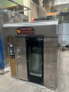 Four rotatif électrique portable multifonctionnel Minh Tam LX8M à 8 plateaux avec protection contre la surchauffe 220V/380V pour boulangerie, neuf - Product Image 5