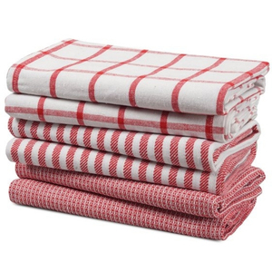 Premium Striped Cotton Kitchen Towels Machine Wash <b>Terry</b> Dish Towels <b>Bulk</b> Super Absorbent Hanging Loop - Product Image 6