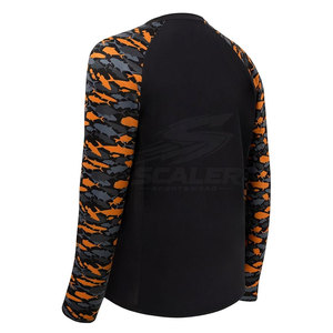 เสื้อตกปลาผู้ชายสั่งทำขายส่ง UPF 50 ผ้าแห้งเร็ว แขนยาว สำหรับเล่นกีฬากลางแจ้ง - Product Image 3