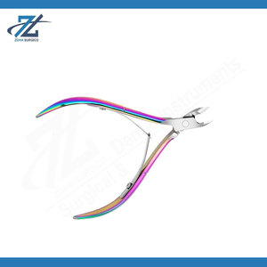 Luxury Professional Stainless Steel Cuticle Nipper <b>Set</b> Curved Blade <b>Nail</b> Pusher Manicure Pedicure Tool for Salon Use - Product Image 6