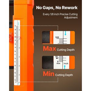 Potente Pialla per Legno da Banco con Motore da 1800W e 23500 RPM, Doppia Lama, Larghezza 13 Pollici, Piano di Lavoro Spesso - Product Image 6
