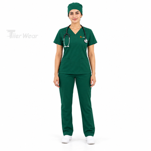 Nouvelle tenue d'infirmière pour femmes, uniforme médical d'hôpital, vêtements de travail durables et confortables, fabrication sur mesure, étiquette privée, fabricant d'usine - Product Image 1