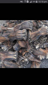 Brosse de décoration pour la maison en poils de buffle polis naturels, avec poils de queue de bœuf et de queue de cheval - Product Image 3