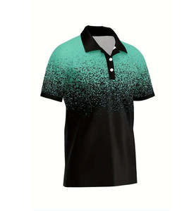 Wholesale Plain Premium Sublimation Short Sleeve <b>Purple</b> Custom Jacquard Own Logo Knitted Polyester <b>Polo</b> <b>Shirt</b> for Men - Product Image 5