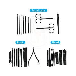 Stainless Steel Professional Manicure Pedicure <b>Kit</b> <b>Nail</b> Grooming Tool Set for Salon and Daily Care Use - Product Image 2
