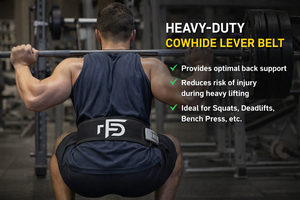 Cinturón de Levantamiento de Pesas con Palanca – Cinturón de Gimnasio para Hombres y Mujeres, para Sentadillas, Peso Muerto, Levantamiento de Pesas, Soporte Lumbar, Cierre Rápido - Product Image 5