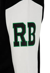 Veste de baseball unisexe respirante pour l'automne avec logo personnalisé, broderies chenille et patchs - Product Image 4