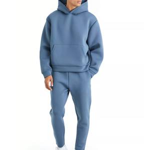 Survêtements d'hiver pour hommes, unis, tendance, décontractés, à capuche, en polaire réversible, 100% coton, séchage rapide, respirants, fournisseur OEM - Product Image 1