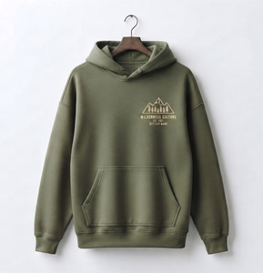 Sudadera con Capucha de Diseño Personalizado, Estilo Astronauta, Corte Regular, Tejido Grueso de 350g, Mezcla de Poliéster/Algodón, para Hombre, Invierno - Product Image 1