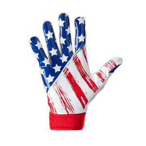 Guantes de Fútbol Americano para Niños y Jóvenes, Diseño Personalizado, Agarre Antideslizante, Protección UV, Novedad en Venta - Product Image 3