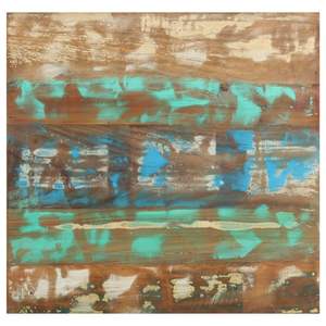 ชุดโต๊ะกาแฟไม้รีไซเคิลขนาดเล็ก 2 ตัว หลากสี - Product Image 6