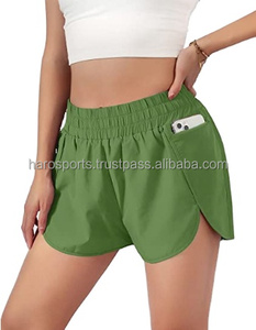 Plus Size <b>Women's</b> <b>Shorts</b> Mid Waist Sport <b>Boxer</b> <b>Shorts</b> Slim Fit Stretchy <b>Short</b> Trousers Summer Female Ladies Running Exercise - Product Image 3