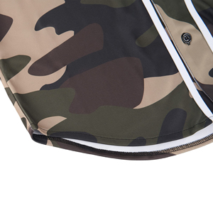Créez votre propre maillot de baseball/softball pour adultes, 100% polyester, respirant, séchage rapide, col en V, nom d'équipe personnalisé, fermeture à boutons intégrale, sport - Product Image 5